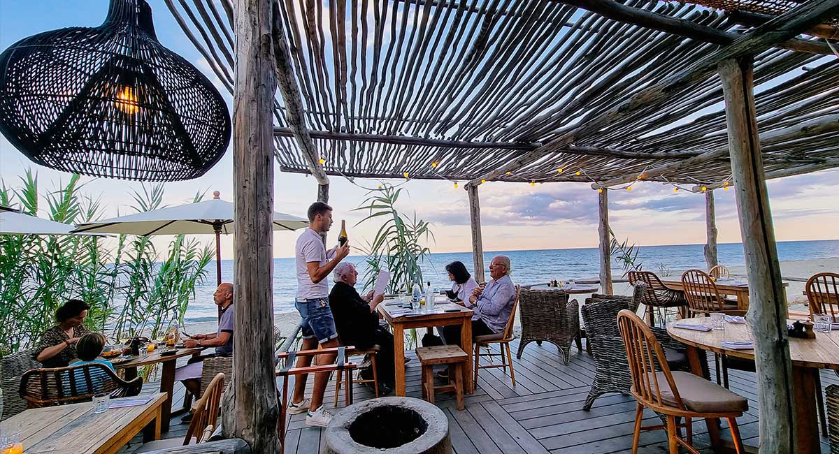 Restaurant pieds dans l'eau - Campoloro